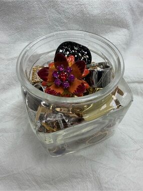 Vintage Jar of Rings size 9  #12TB